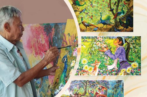 Artist Shwe Kyaw Lin's 4th Solo Series Art Exhibition "Echoes of Chindwin Valley " organised by The Royal Gallery, held on May 12th,13th and 14th at the magnificent historical boutique hotel, the Governor's Residence.